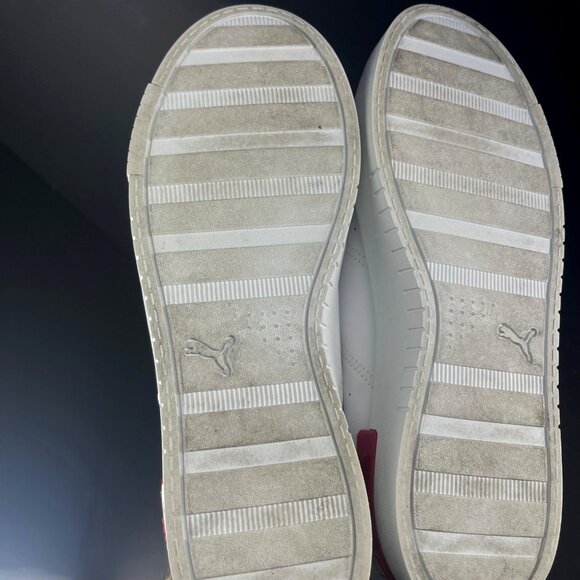 Puma Womens Slip-On Sneakers White/Red/Pink Size 10 - Picture 7 of 10